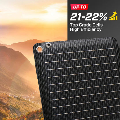 JumpsPower Solar Panels Waterproof Solar Charger - APE AUST Portable solar panel for beach trips