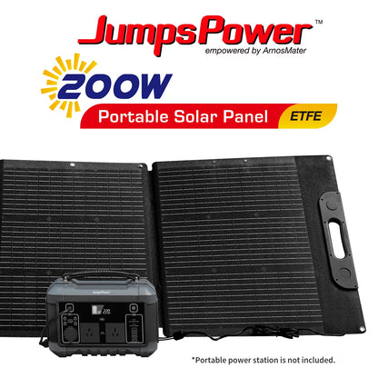 JumpsPower 200w Folding Portable Solar Panels Solar Generator - APE Australia solar kits