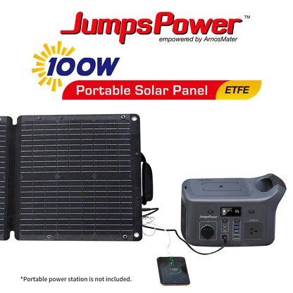 APE Camping Portable Solar Panel Auatralia - JumpsPower 100W Solar Generator